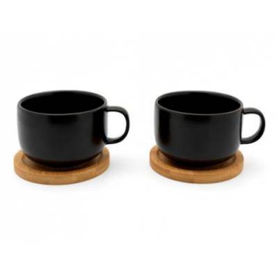 SET 2 TASSE THE 250 ML UMEA BLACK 