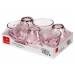 Flora Lila Glas 25cl Set6  