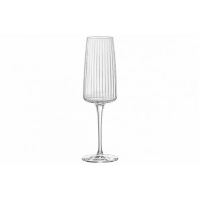 Exclusiva Champagneglas 25,5cl Set6 D4,7xh22,5cm  Bormioli Rocco