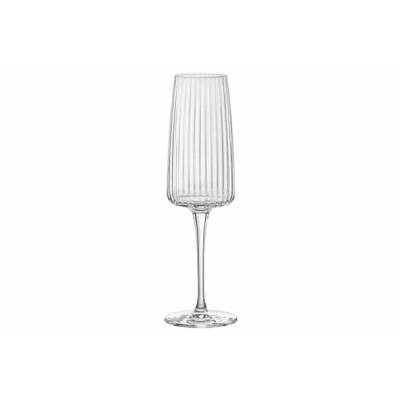 Exclusiva Champagneglas 25,5cl Set4 D4,7xh22,5cm  Bormioli Rocco