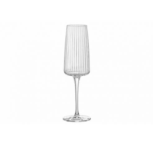 Exclusiva Champagneglas 25,5cl Set4 D4,7xh22,5cm  Bormioli Rocco
