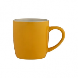 Price & Kensington Tasse en céramique jaune moutarde 330ml 