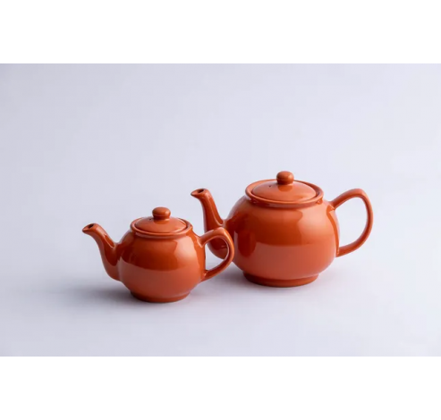 Théière 2 tasses en céramique orange  Price & Kensington