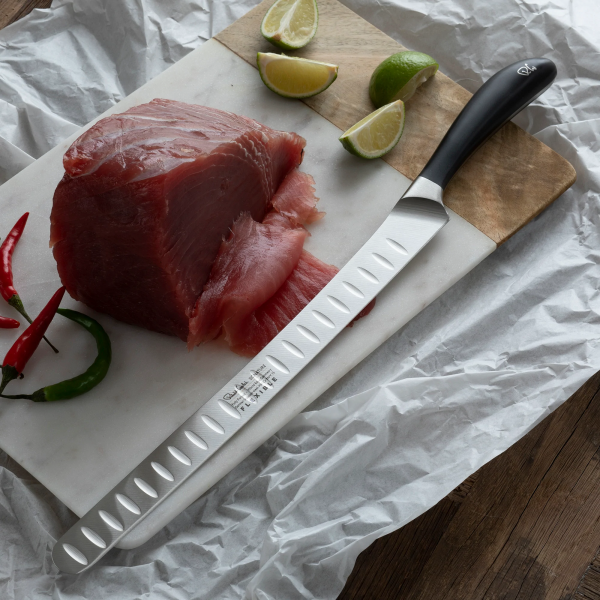 Signature flexibel ham- en zalmmes uit rvs 30cm 