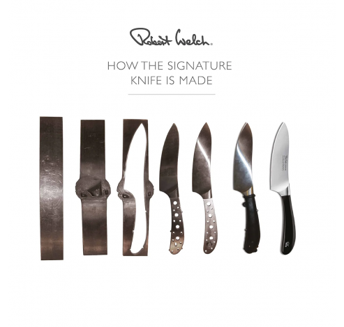 Signature couteau à jambon et saumon flexible en inox 30cm  Robert Welch