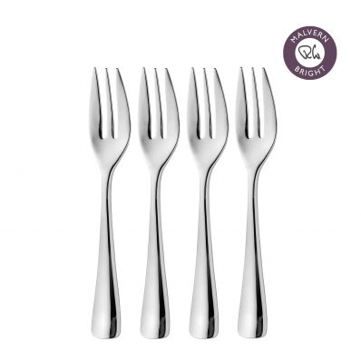 Malvern set de 4 fourchettes à gâteau en inox 16.2cm 