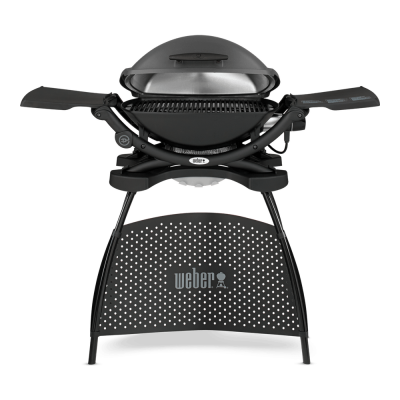 Q 2400 Elektrische barbecue met stand Dark Gray  Weber