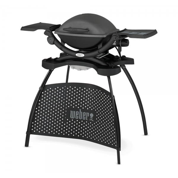 Weber Q 1400 elektrische barbecue met stand Dark Gray