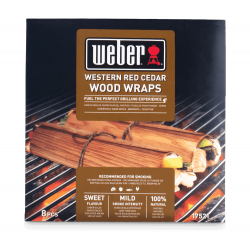 Weber Western Red Cedar Wood Wraps