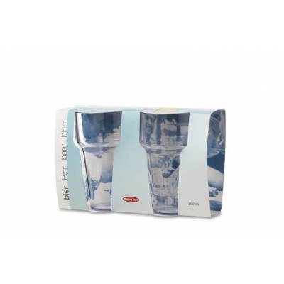 San Bierglas 250ml set van 2 stuks  Mepal