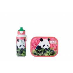Mepal Campus Set pop-up drinkfles en lunchbox Animal Planet Panda 
