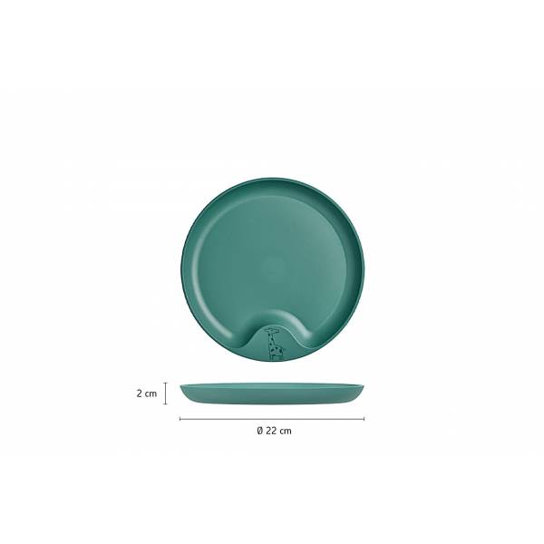 kinderbord mio - deep turquoise 