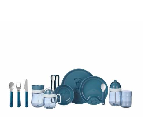 set babyservies mio 3-delig - deep blue  Mepal