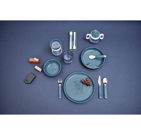 set oefenlepel mio 2 stuks - deep blue  Mepal