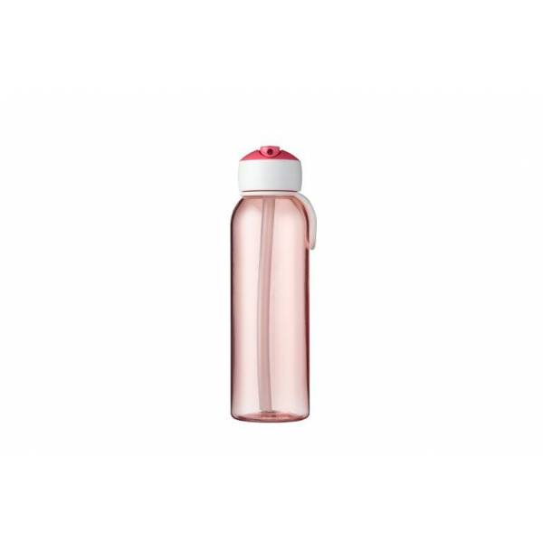 Campus Waterfles flip-up 500 ml - pink 