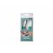 set oefenlepel mio 2 stuks - deep turquoise 