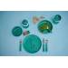 set oefenlepel mio 2 stuks - deep turquoise 