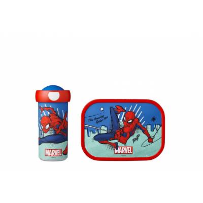 Lunchset Campus (schoolbeker en lunchbox) - Spiderman  Mepal