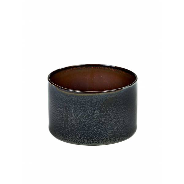 Terres De Rêves Beker Laag 7,5cm Dark Blue/Rust 