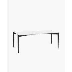 TAFEL RECHTHOEKIG ÉLOÏS L194 x B97 x H75 CM BEUK ZWART - GEBROKEN WIT 