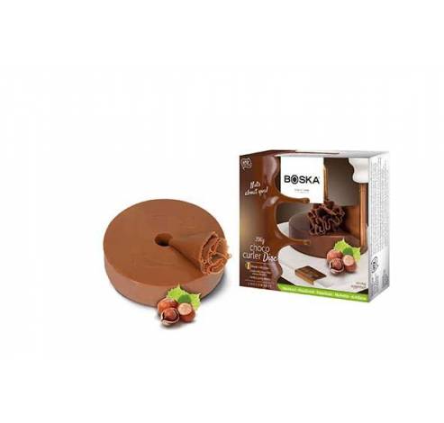 CHOCO CURLER DISC CHOCOLADE PRALINE  Boska