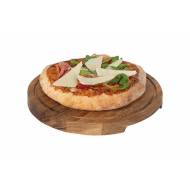 Pizza Planche A Servir S D24xh2cm Chene Ronde 