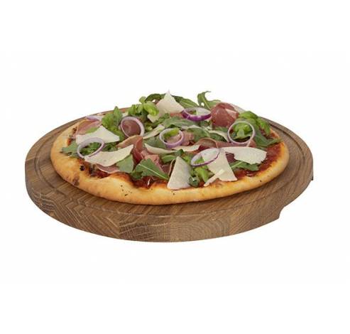 Pizza Planche A Servir L D34xh2cm Chene Rond  Boska