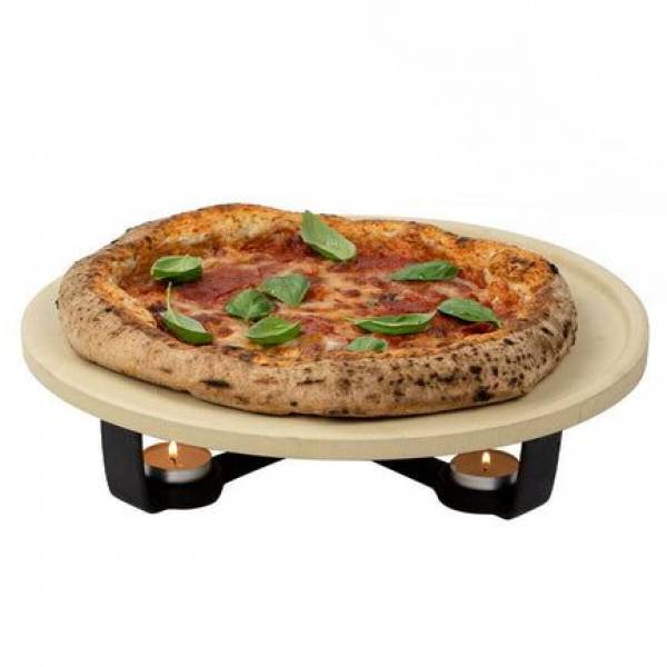 Pizza Party Hot Stone Basis In Gietijzer D35xh8cm Rond 