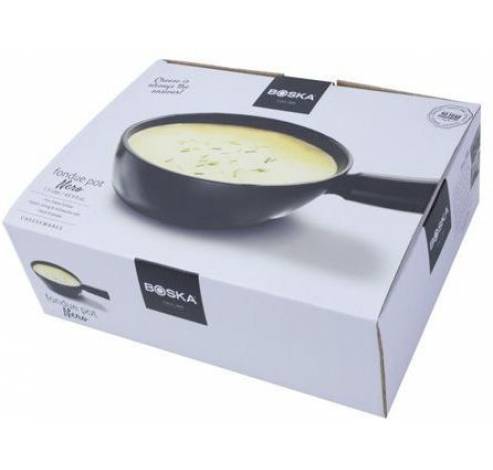 Nero Pot Fondue Fromage Noir 1l 29x21xh7 ,2cm  Boska