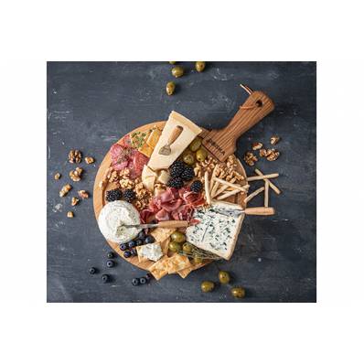 Friends Cheeseset Planche D30 Avec 3 Couteau Fromage 