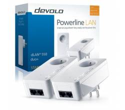 dLAN 550 Duo+ Powerline Starter Kit Devolo
