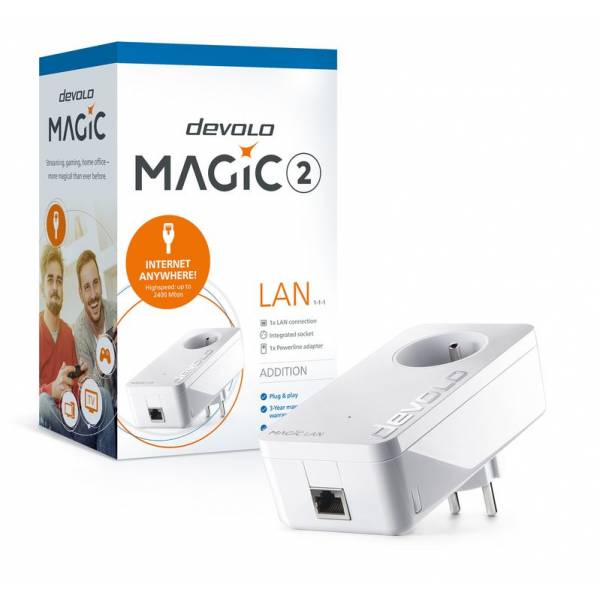 Devolo Powerline adapter Magic 2 LAN Single (uitbreiding)