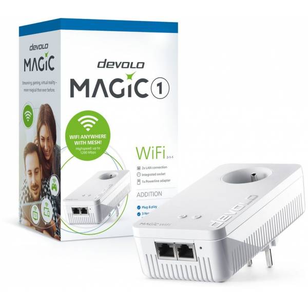 Devolo Powerline adapter Magic 1 WiFi Single (uitbreiding)