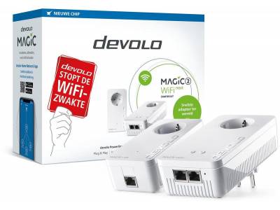 Onweersbui Drink water Shuraba Powerline adapter Devolo Magic 2 Wi-Fi Next Starter Kit | Elektromic Geel -  Herentals - Lier