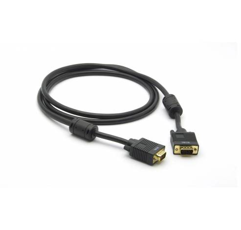 2349 kabel VGA HD15 vergulde connectors 10m zwart  G&BL