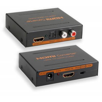 42901 HDMI audio extractor optische toslink & L/R stereo met 5V kabel  G&BL