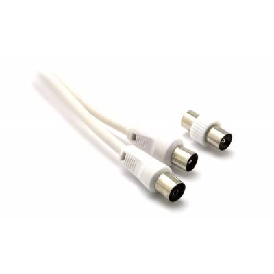 194 Video kabel Antenna/M / Antenna/F 3.0m Wit  G&BL