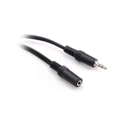 087 Audio kabel 35mm/M / 35mm/M 5.0m Zwart  G&BL
