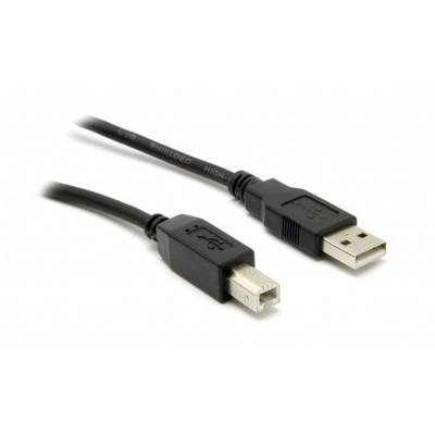 2218 USB kabel USBA/M / USBB/M 1.8m Zwart  G&BL