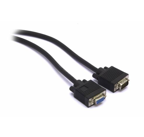 2072 VGA kabel DBHD15M / DBHD 3.0m Zwart  G&BL