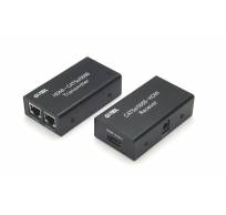 6173 HDMI Transmitter-Receiver HDMI / RJ45 Zwart 