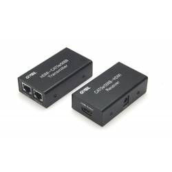 G&BL 6173 HDMI Transmitter-Receiver HDMI / RJ45 Zwart 