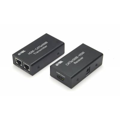 6173 HDMI Transmitter-Receiver HDMI / RJ45 Zwart  G&BL