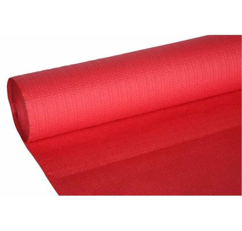 Ct Prof Tafelkleed Rood 1,18x20m Papier - Gewafeld  Cosy & Trendy for Professionals