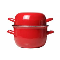 Horeca Mosselpot 1,2kg Rood 2,8l 18cm  