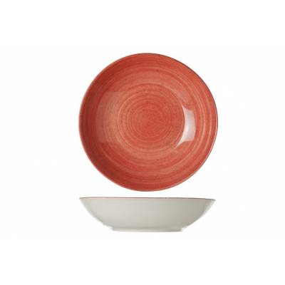 Twister Red Assiette Creuse D21cm   Cosy & Trendy for Professionals