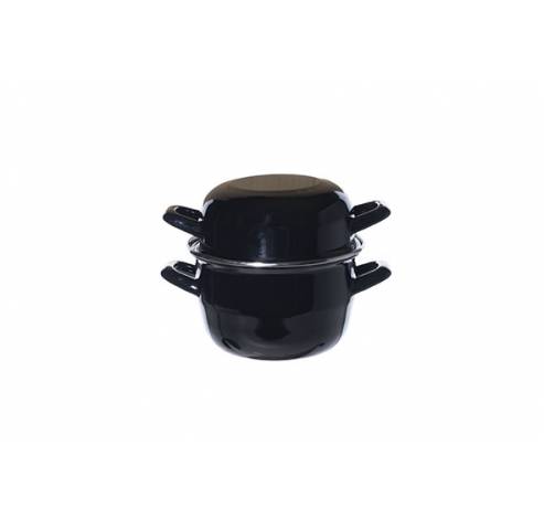 Horeca Mosselpot Zwart-zwart D16cm 1.7l 0.9kg Rn13216  Cosy & Trendy for Professionals