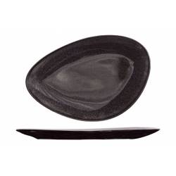 Cosy & Trendy for Professionals Black Granite Assiette Plate 21x14cm Triangulaire 