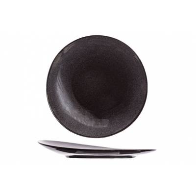 Black Granite Assiette Plate D27cm  