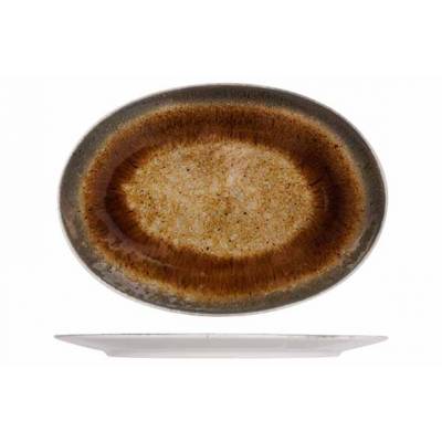 Iris Brown Ovaal Bord 30x17cm   Cosy & Trendy for Professionals
